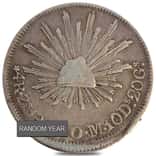 1835-1870 Mexico 4 Reales Silver Coin Avg Circ (Random Year)