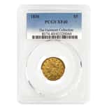 1836 $5 Classic Head Half Eagle Gold Coin PCGS XF 40