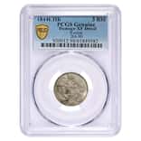 1844 CNB Russia 3 Roubles Platinum Coin PCGS XF Detail