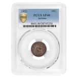 1853 Seated Liberty Silver Dime 10C Arrows PCGS XF 40