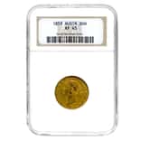 1859 Australia Gold Sovereign Victoria Young Head NGC XF 45