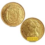 1863-1864 Spain 100 Reales Isabella II Gold Coin Ex-Jewelry (Random Year)