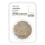 1876-S Silver Trade Dollar $1 NGC AU Details