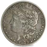 1878-CC Morgan Silver Dollar $1 VF