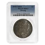 1878 Morgan Silver Dollar $1 7/8 Tailfeathers Strong PCGS MS 63