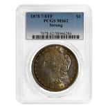 1878 Morgan Silver Dollar $1 7/8 Tailfeathers Strong PCGS MS 62