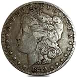 1879-S Morgan Silver Dollar $1 Reverse of 1878 VF