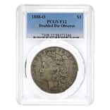 1888-O Morgan Silver Dollar $1 PCGS F 12 Hot Lips (Top 100 VAM)