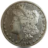 1893-O Morgan Silver Dollar $1 Fine Details (Cleaned)