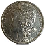 1894-O Morgan Silver Dollar $1 AU Details (Cleaned)
