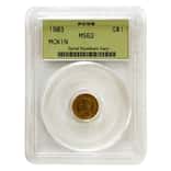 1903 McKinley Louisiana Purchase $1 Gold Commem PCGS MS 62