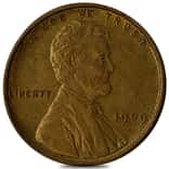 1909 Lincoln Wheat Penny 1 Cent AU