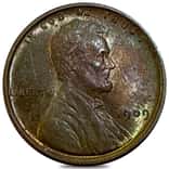1909 VDB Lincoln Wheat Penny 1 Cent BU Brown
