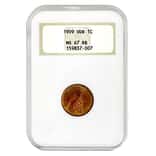 1909 VDB Lincoln Wheat Penny 1 Cent NGC MS 67 RB (Fatty Holder)