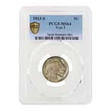 1913-S Buffalo Nickel 5C Type 2 PCGS MS 64