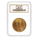 1915-S $20 Gold Saint Gaudens Double Eagle Coin NGC MS 65