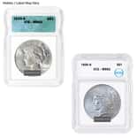 1922-1935 Peace Silver Dollar $1 ICG MS 62 (Random Year)