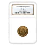 1925 Yugoslavia 20 Dinara Alexander I Gold Coin NGC MS 64