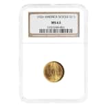 1926 $2.50 American Sesquicentennial Gold Coin NGC MS 63