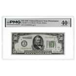 1928 $50 Federal Reserve Note Philadelphia PMG XF 40 EPQ