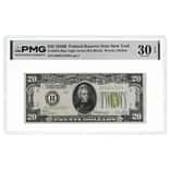 1928 B $20 Federal Reserve Note New York PMG VF 30 EPQ