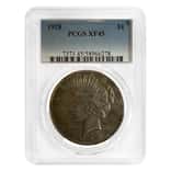 1928 Peace Silver Dollar $1 PCGS XF 45