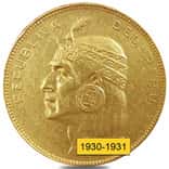 1930-1931 Peru 50 Soles Gold Coin Ex-Jewelry (Random Year)