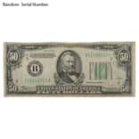 1934 $50 Federal Reserve Note United States Avg Circ