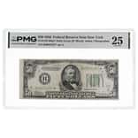 1934 $50 Federal Reserve Note New York Star Note PMG VF 25