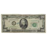 1950 $20 Federal Reserve Currency Note United States Cull