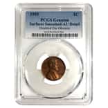 1955 Doubled Die Obv Lincoln Wheat Penny 1 Cent PCGS AU Detail