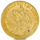 1962 1.2057 oz Mexican Cinco De Mayo Comm. Gold Medal AU/BU