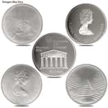 1973-1976 Canada Montreal Olympics $10 Silver Coin ASW 1.4453 oz BU/PF (Random)