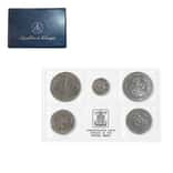 1975 Nicaragua Uncirculated/Proof Silver 5-Coin Set (w/Box & COA)