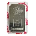 1981 1 oz Engelhard Commercial Maple Leaf Silver Bar .999+ Fine (Variety C)