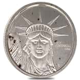 1986 1/10 oz Engelhard MTB Liberty Trade Silver Round .999+ Fine