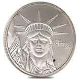 1986 1/4 oz Engelhard MTB Liberty Trade Silver Round .999+ Fine