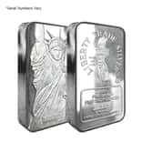 1986 5 oz Engelhard MTB Liberty Trade Silver Vintage Bar .999+ Fine