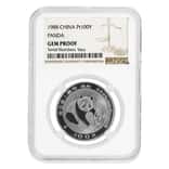 1988 1 oz Chinese Proof Platinum Panda 100 Yuan NGC Gem Proof