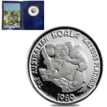 1989 1/20 oz Proof Platinum Australian Koala Perth Mint .9995 Fine (w/ Presentation Sleeve)