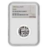 1990 1/4 oz Chinese Proof Platinum Panda 25 Yuan NGC PF 70 UCAM