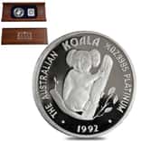 1992 1/2 oz Proof Platinum Australian Koala Perth Mint