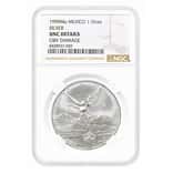 1999 1 oz Mexican Silver Libertad Coin NGC UNC Details