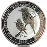 1999 2 oz Silver Australian Kookaburra Perth Mint BU