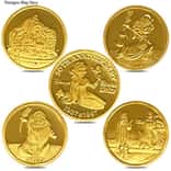 1/10 oz Rarities Mint Disney Gold Round (Random Design)