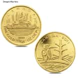 1/25 oz Gold Coin Random Mint .999+ Fine (Scruffy)