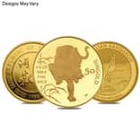 1/2 oz Gold Coin Random Mint .999+ Fine BU/PF