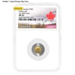 1 Gram Canadian Gold Maplegram $.5 Coin NGC MS 70 (Random Year)
