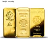 Gold at Spot - 1 Kilo (32.15 oz) Generic Gold Bar .999+ Fine (Secondary Market)