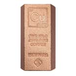 1 Kilo Copper Element Bar .9999 Fine (Square edges)